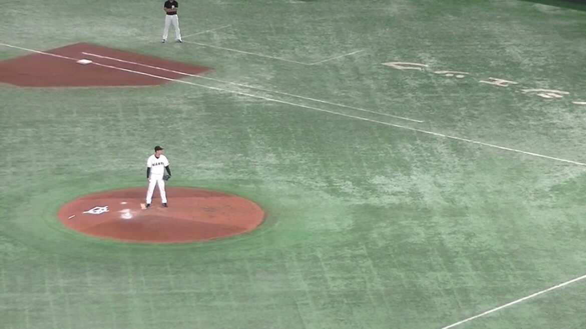 柿沼友哉を三振にとる山﨑伊織【読売ジャイアンツ対千葉ロッテマリーンズ2024年6月4日】