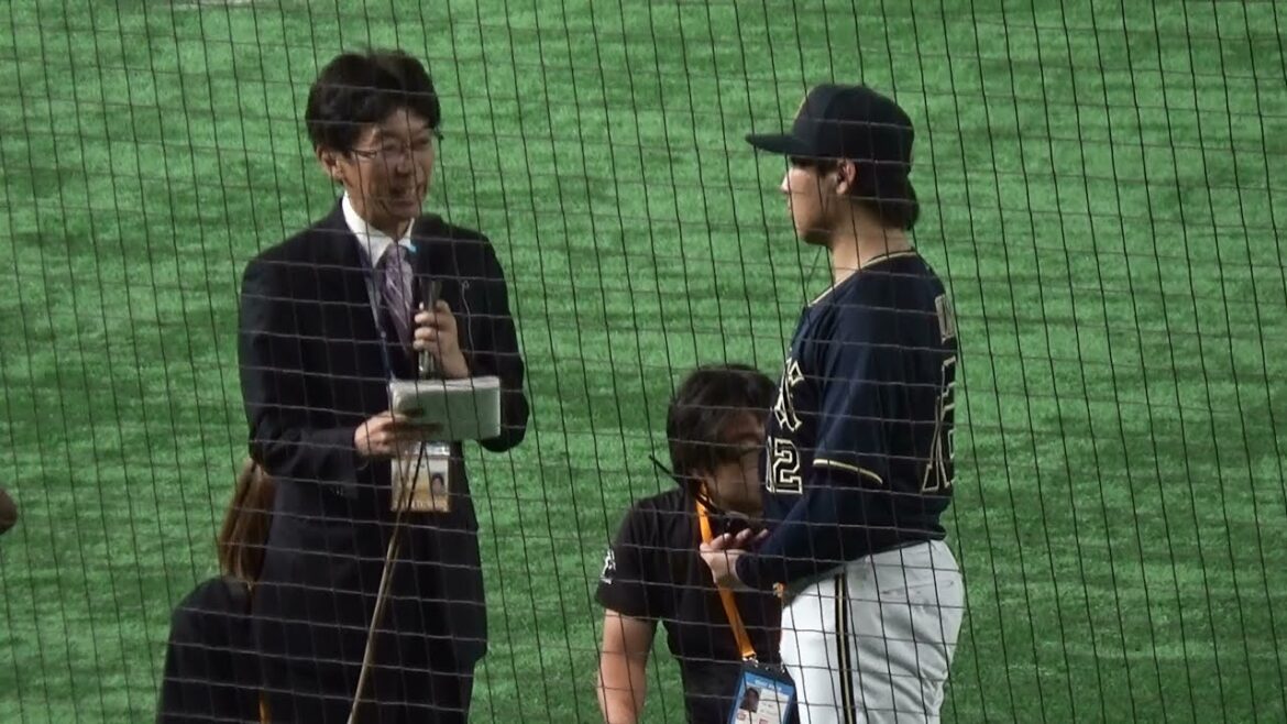 【NHK やらかす】インタビュアー氏が出だしで重大なミスを犯してしまったヒーローインタビュー(ヒーロー:オリックス 東晃平投手)【2024.6.7 巨人 vs オリックス 1回戦 @東京ドーム】 【NHK やらかす】インタビュアー氏が出だしで重大なミスを犯してしまったヒーローインタビュー(ヒーロー:オリックス 東晃平投手)【2024.6.7 巨人 vs オリックス 1回戦 @東京ドーム】