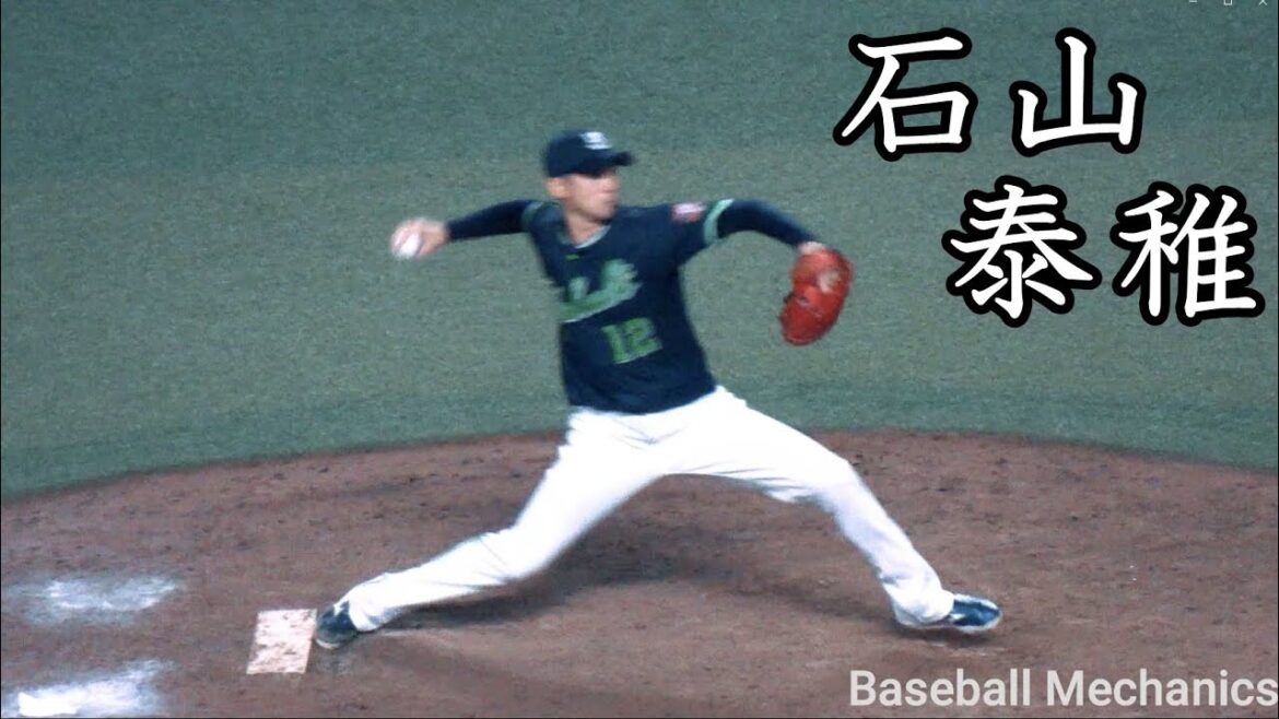[ヤクルト] 石山泰稚 投球フォーム (スローモーション付)