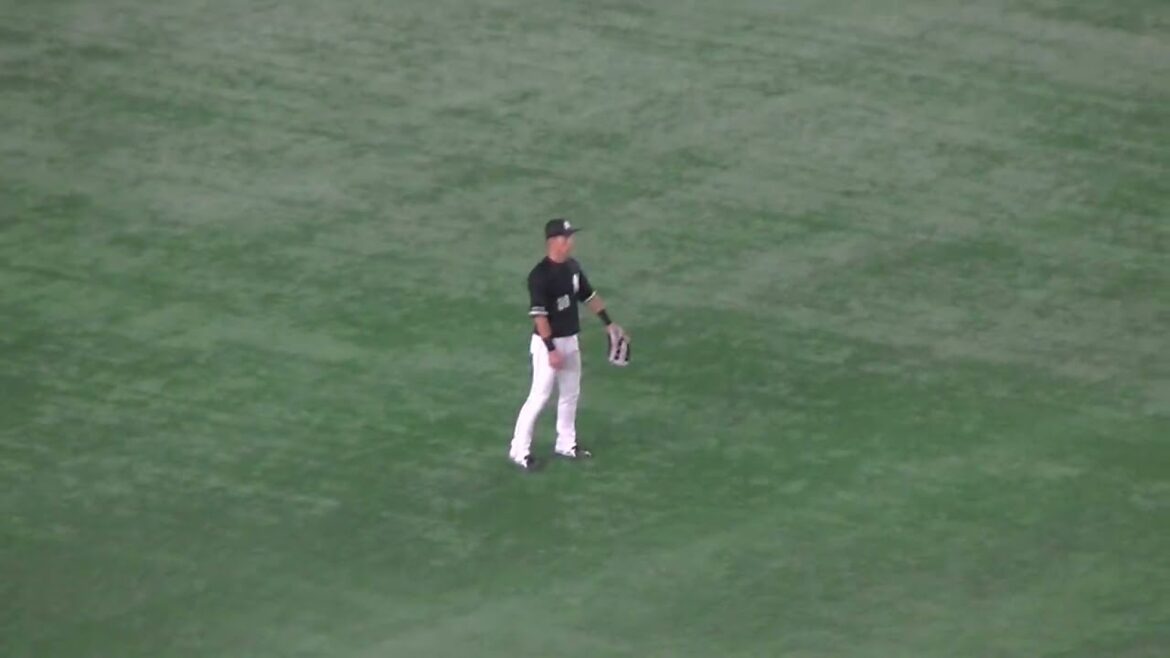 【千葉ロッテ】外野守備につく髙部瑛斗【読売ジャイアンツ対千葉ロッテマリーンズ2024年6月4日】