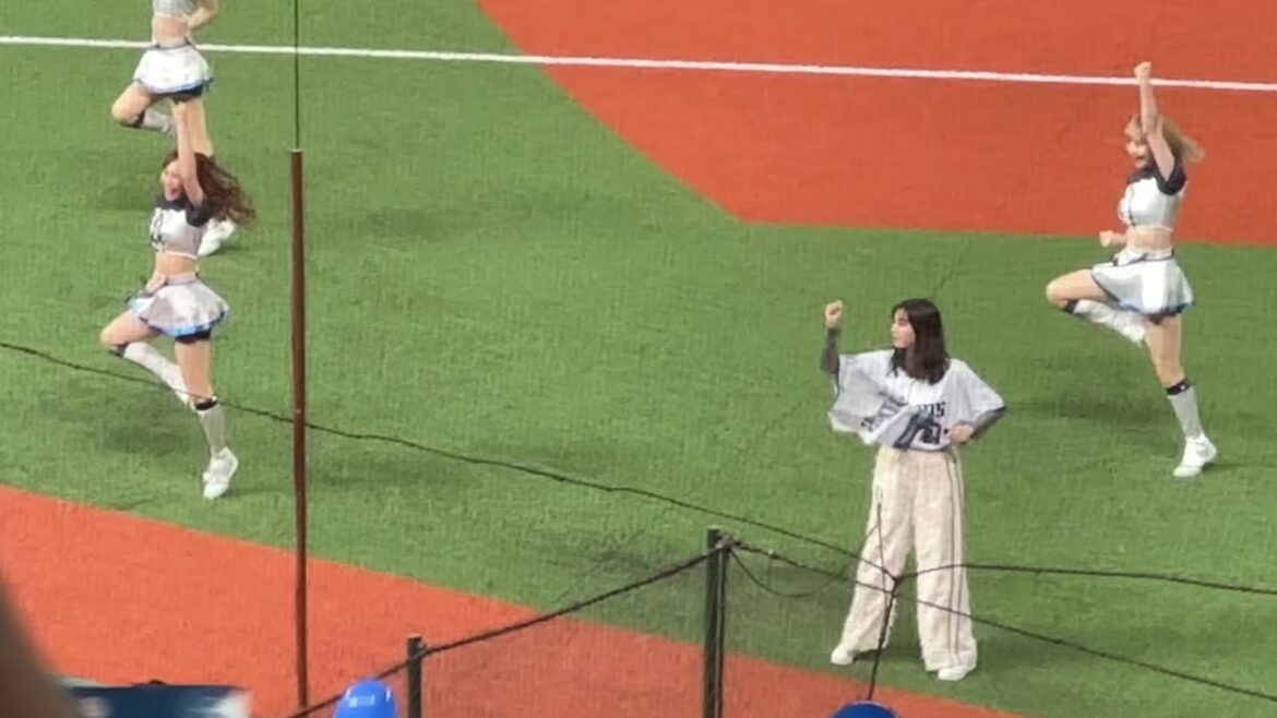 新川優愛さんが見よう見まねで踊ってくれる『吠えろライオンズ 』【西武vs広島】2024/6/12 セパ交流戦14戦目