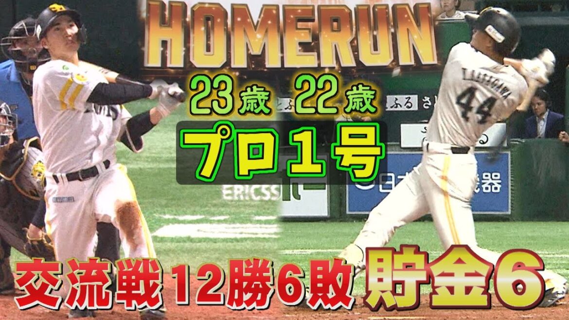愛称は「よす」柳田悠岐にそっくりな22歳がついに打った（2024/6/17.OA）｜テレビ西日本