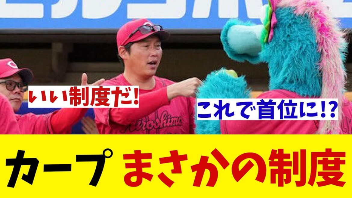 広島カープ　まさかの新制度で好調キープ!?wwwwww【野球情報】【2ch 5ch】【なんJ なんG反応】