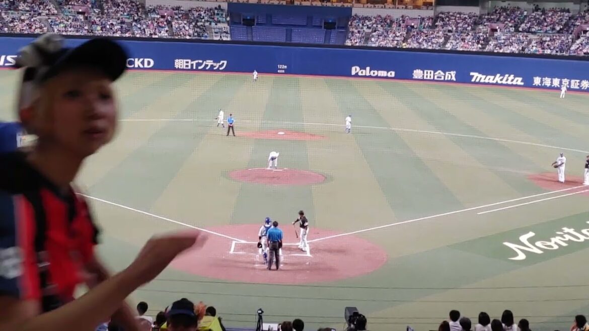 藤嶋健人　6回表のピンチをしのぐ　2024年6月6日(木)　交流戦　中日ドラゴンズvs福岡ソフトバンクホークス