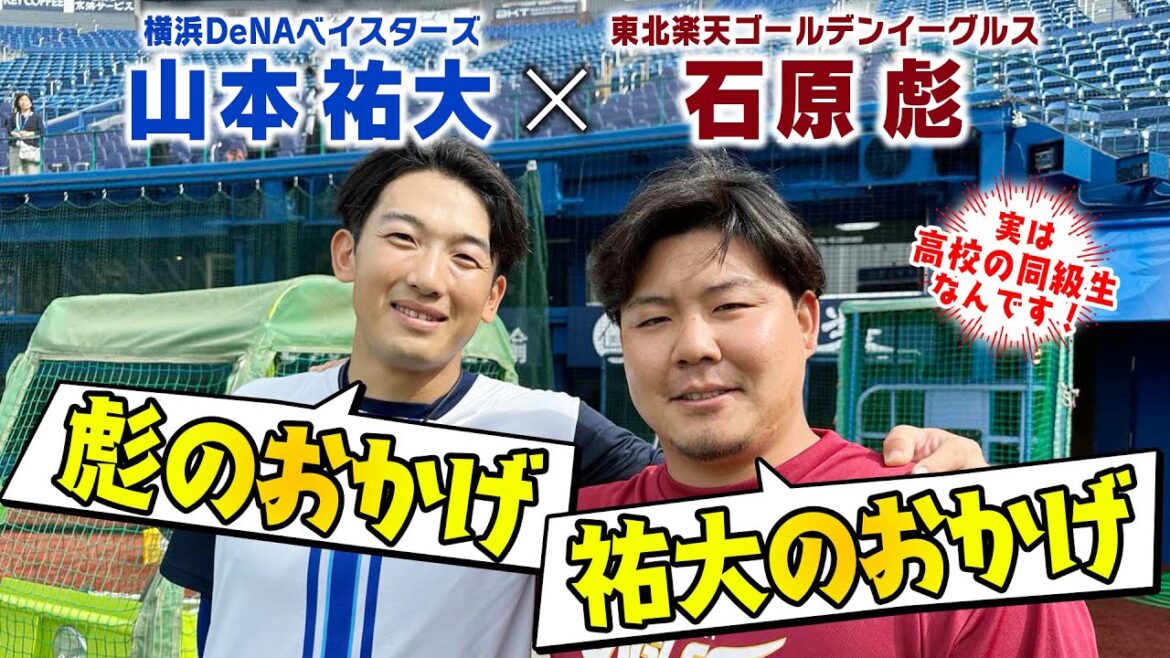 【他球団選手とコラボ!】石原彪選手×DeNA山本祐大選手 同級生対談⚾