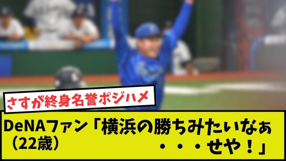 【DeNA】DeNAファン(22)「横浜の勝ち見たいなぁ?せや!」【西武】 【DeNA】DeNAファン(22)「横浜の勝ち見たいなぁ?せや!」【西武】