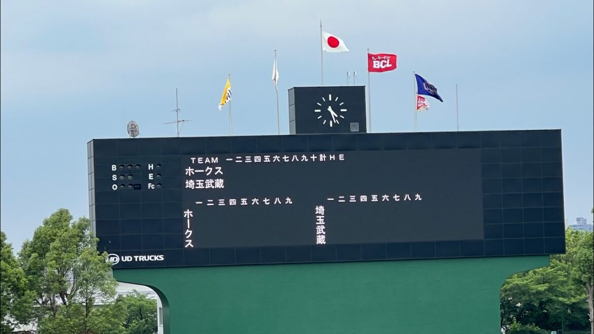 【九州鷹狂会 遠征！】2024.6.17 福岡ソフトバンクホークス 3軍戦 スタメン発表 UDトラックス上尾スタジアム