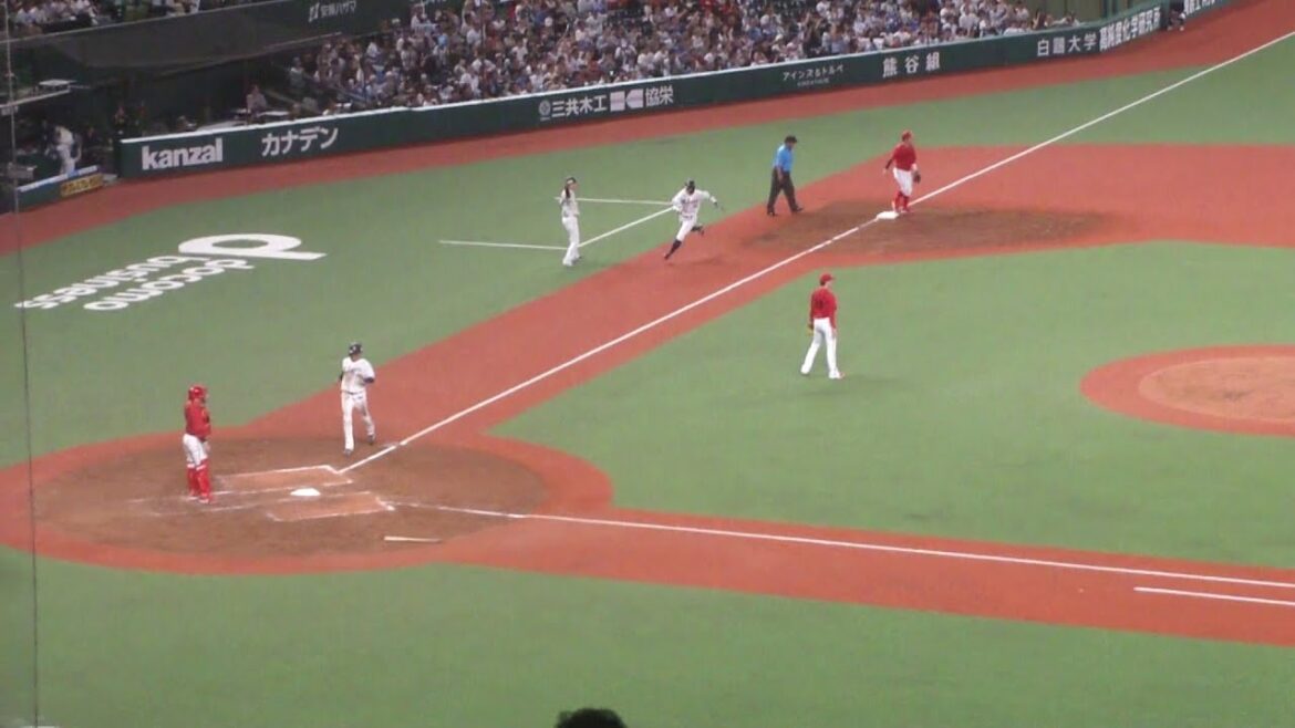 西武 西川愛也 2点タイムリースリーベースヒット　西武 vs 広島　2024年6月12日(水) ベルーナドーム