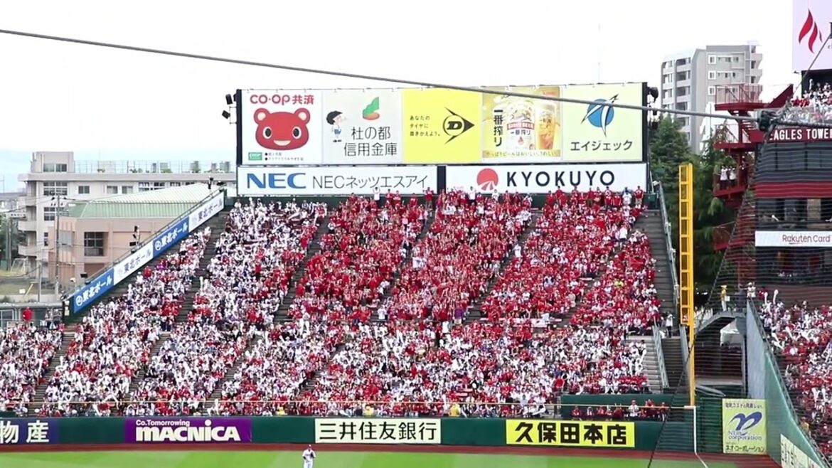 左右ブロックに分かれての堂林へのスクワット応援@楽天モバイルパーク宮城2024.06.16【交流戦竿終戦】