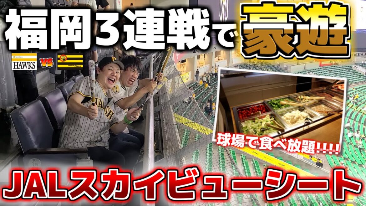 【福岡3連戦】PayPayドーム天空の頂でビュッフェを食べながらの観戦がVIVAすぎた!【ソフトバンクVS阪神】 【福岡3連戦】PayPayドーム天空の頂でビュッフェを食べながらの観戦がVIVAすぎた!【ソフトバンクVS阪神】