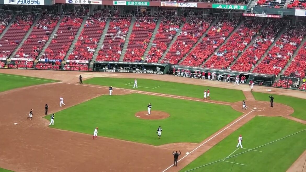 20240324　再び流れる【羽月隆太郎 応援歌】→出塁ﾃｰﾏ2連　出塁ﾃｰﾏ@MAZDA Zoom-Zoom ｽﾀｼﾞｱﾑ広島･ﾋﾞｼﾞﾀｰﾊﾟﾌｫｰﾏﾝｽ ｵｰﾌﾟﾝ戦