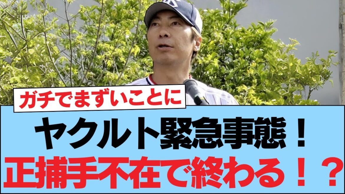 ヤクルト緊急事態！正捕手不在で終わる！？ #野球