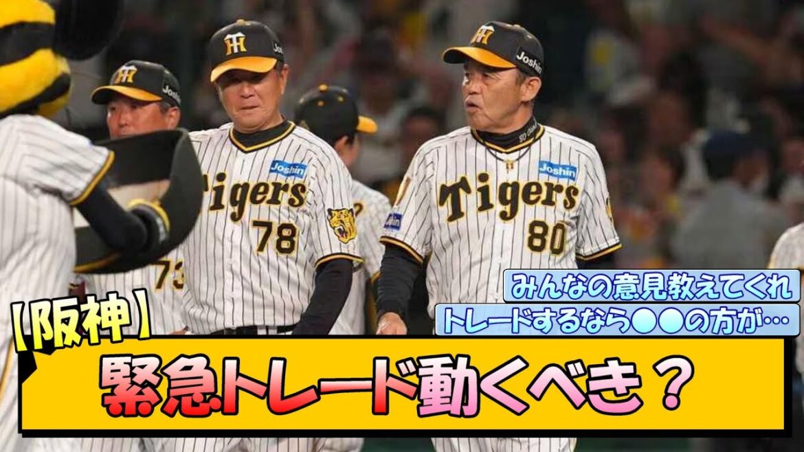【阪神】緊急トレード動くべき？【なんJ/2ch/5ch/ネット 反応 まとめ/阪神タイガース/岡田監督】