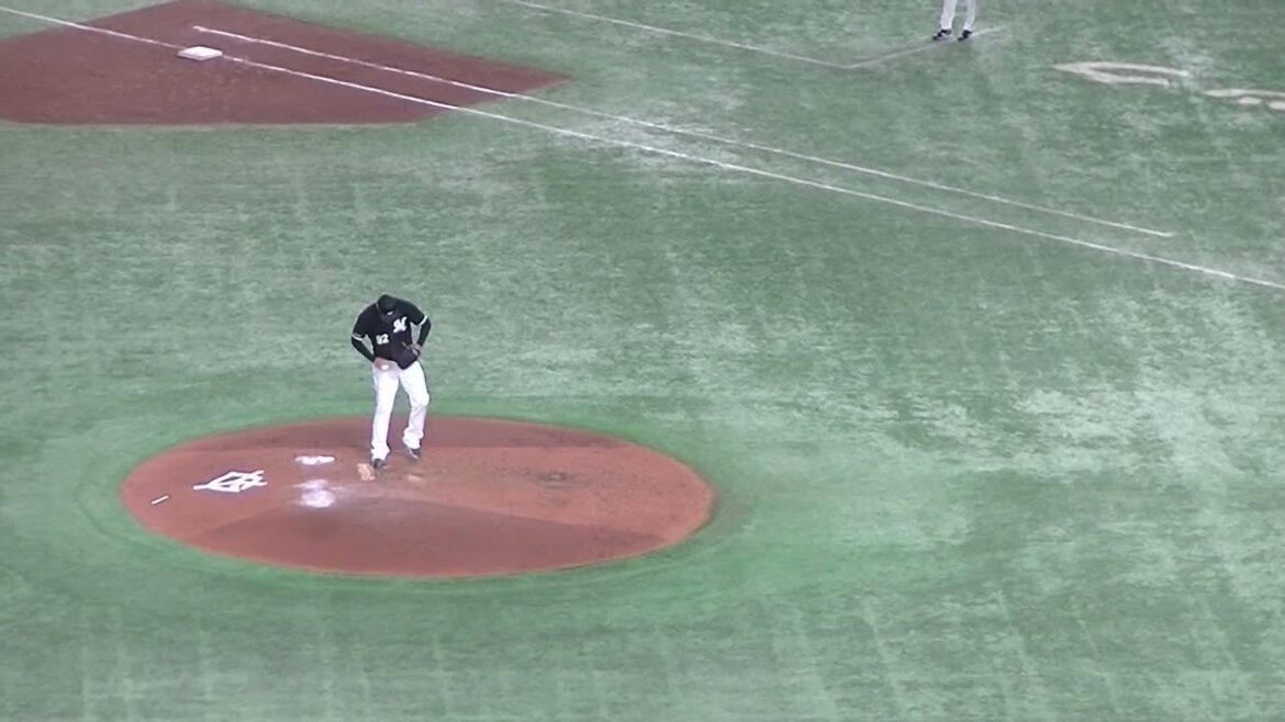 ピンチで丸佳浩を打ち取る国吉佑樹【読売ジャイアンツ対千葉ロッテマリーンズ2024年6月4日】