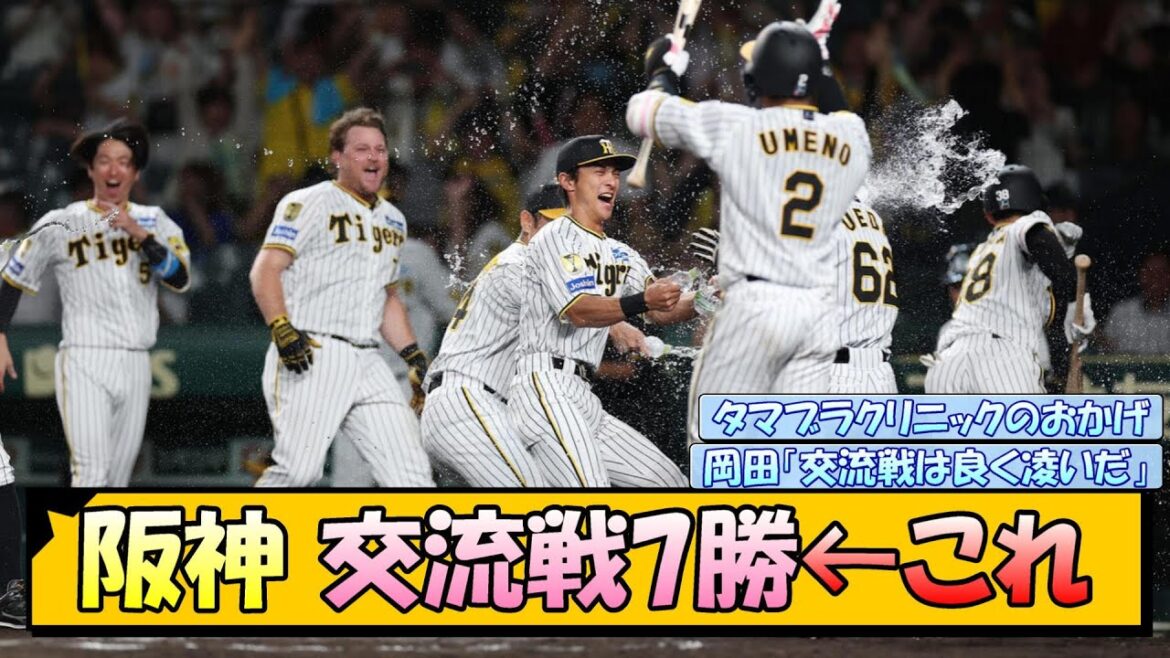 阪神タイガース交流戦7勝←これ【なんJ/2ch/5ch/ネット 反応 まとめ/阪神タイガース/岡田監督】 阪神タイガース交流戦7勝←これ【なんJ/2ch/5ch/ネット 反応 まとめ/阪神タイガース/岡田監督】