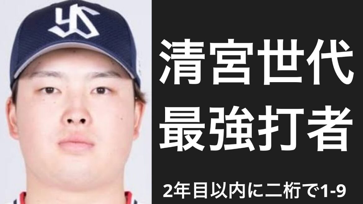 プロ2年目以内に二桁本塁打を記録した選手で1-9