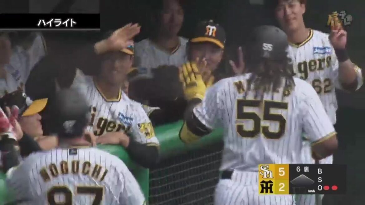 【ハイライト】6/20(木) 神2－5ソ（鳴尾浜）| ミエセスが第2号ツーランホームラン＆フェンス直撃ツーベースヒット！