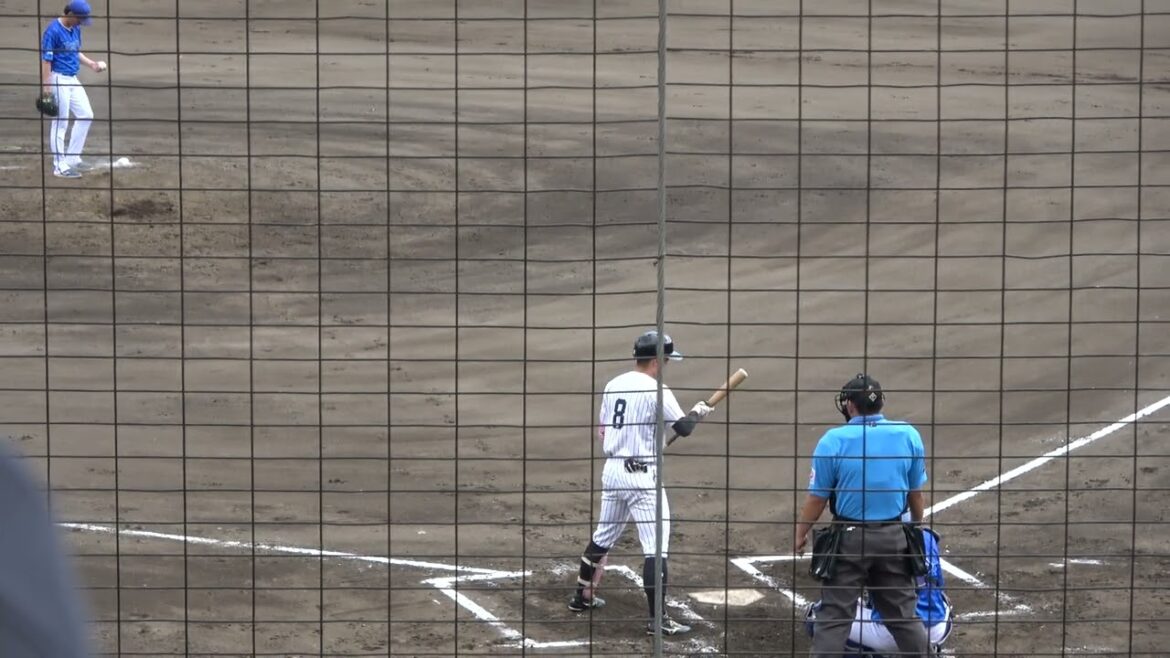 くふうハヤテベンチャーズ 篠原玲央選手 代打 第1打席 四球 フォアボール VS 横浜DeNAベイスターズ 髙田琢登投手 2024/5/29 ちゅーるスタジアム