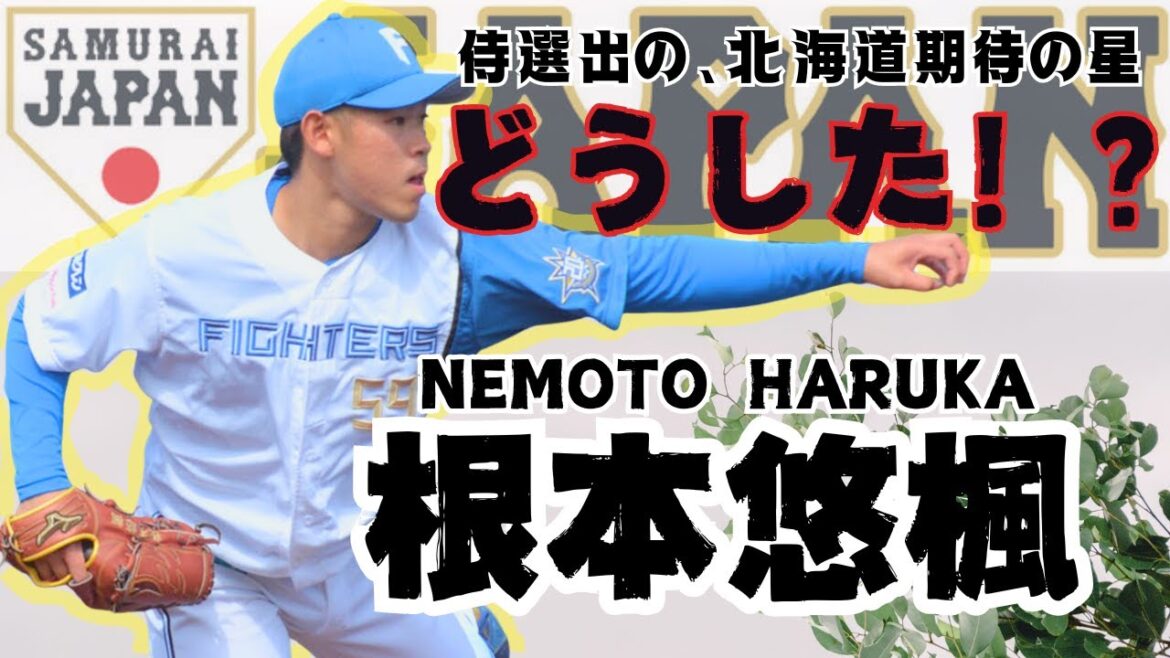 【侍選出】どうした？根本悠楓！ファイターズ期待の若手が、今年ここまで苦しむワケとは・・・。