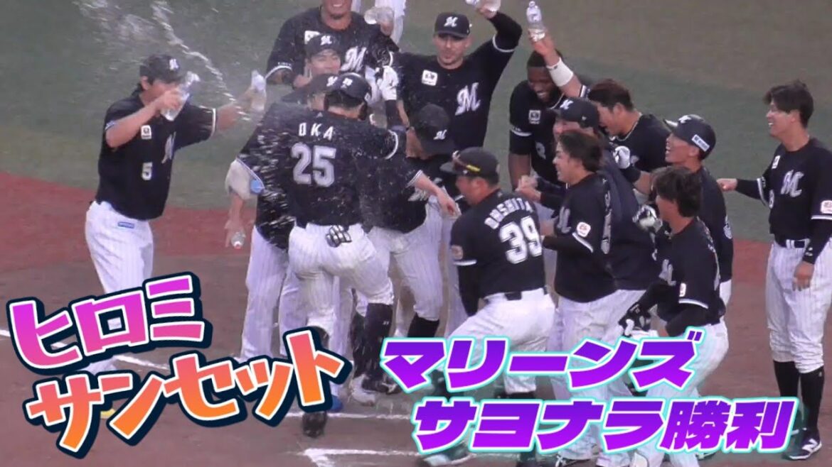 ヒロミサンセット！岡大海サヨナラ弾で大興奮のマリンスタジアム（千葉ロッテマリーンズ 2024/5/19）