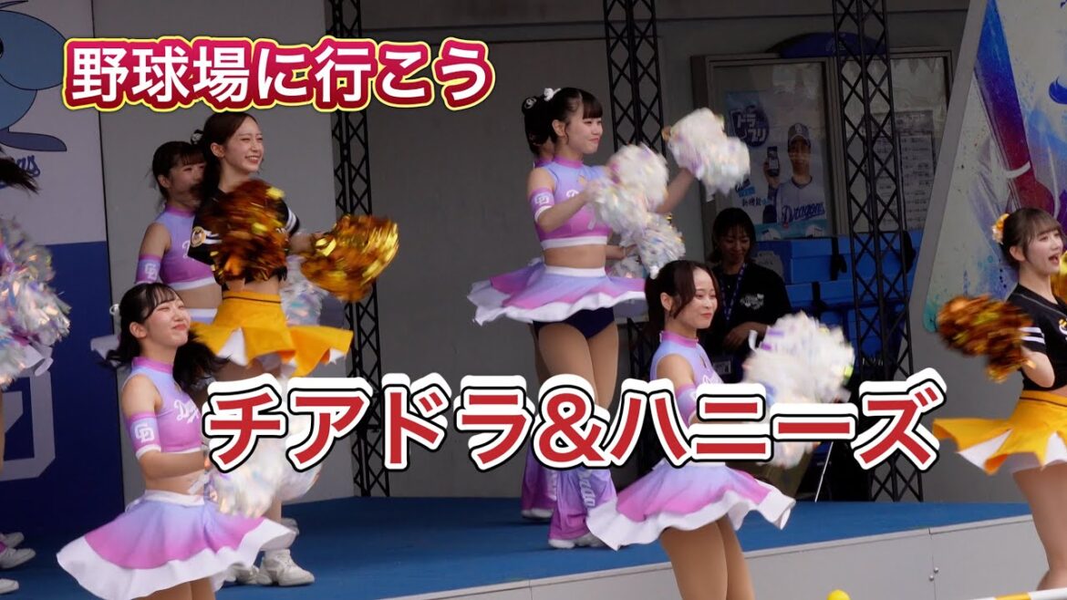 【かわいい★ 福岡ソフトバンクホークス★プロ野球交流戦★ハニーズ＆チアドラ★Dream Park～野球場へゆこう～ ＠ナゴヤドーム2024.6.6】