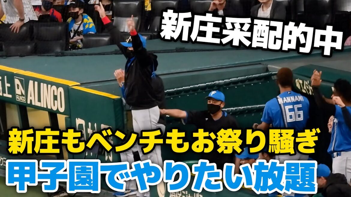 【采配的中でウッキウキ】やること全てがハマりすぎてベンチでテンション爆上がりの新庄監督【リアクション集】2024.5.30