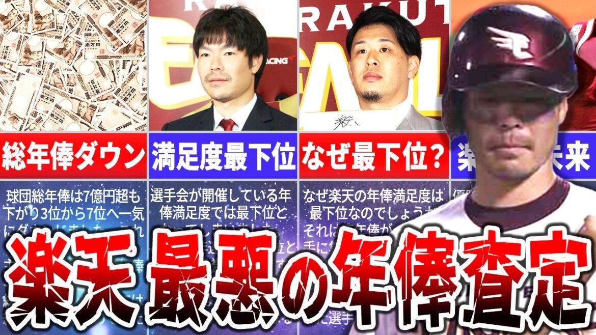2年連続最下位！なぜ楽天の年俸満足度が低いのか？！