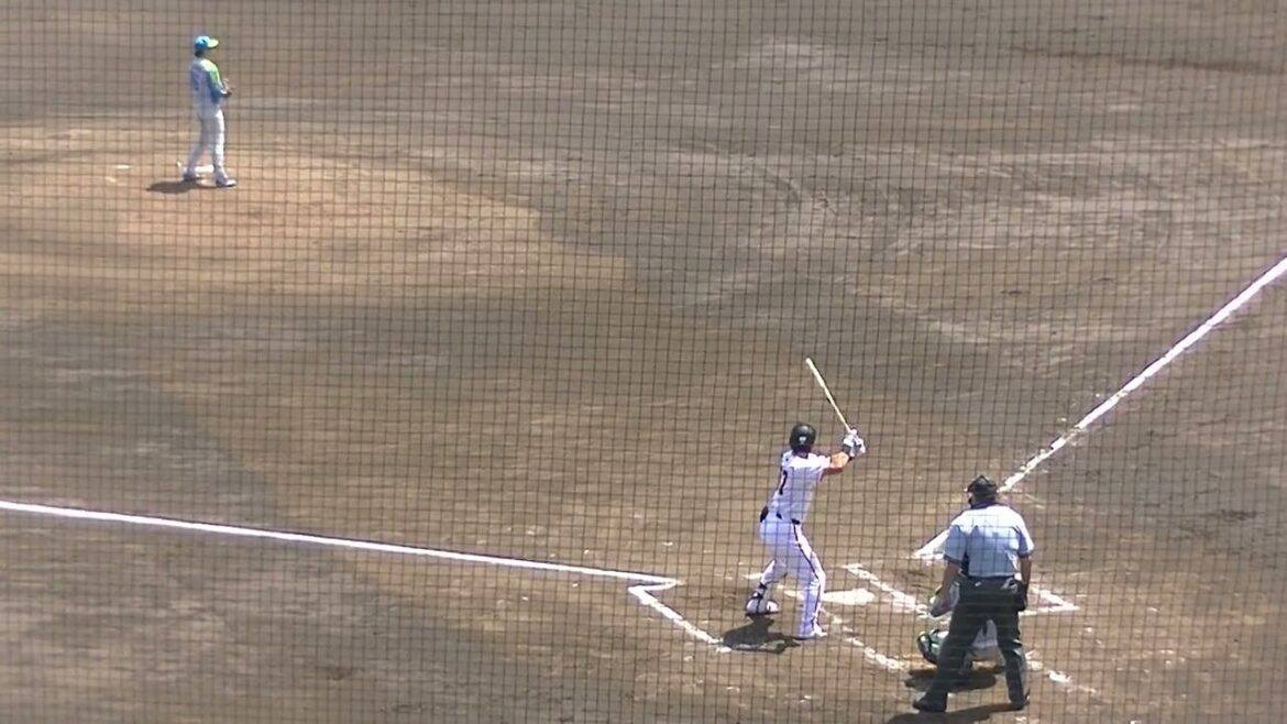 郡拓也 2025年のドラフト候補 尾崎完太に打ち取られる（読売ジャイアンツ2軍 対 セガサミー2024年6月19日）