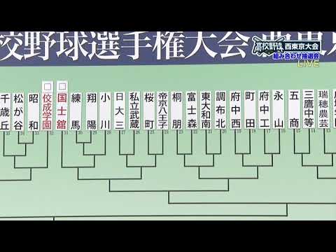 2024夏の高校野球 西東京大会組合せ解説と注目校インタビュー 2024夏の高校野球 西東京大会組合せ解説と注目校インタビュー