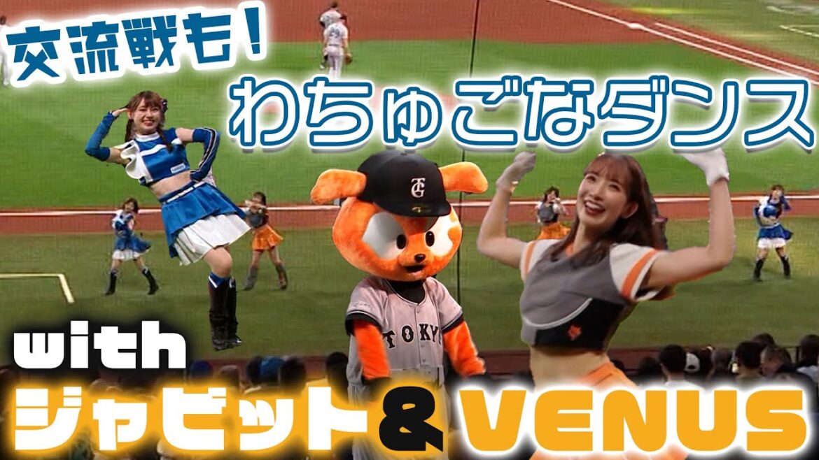 交流戦もわちゅごなダンス！【with ジャビット＆VENUS】【ようこそエスコンフィールドHOKKAIDOへ！】