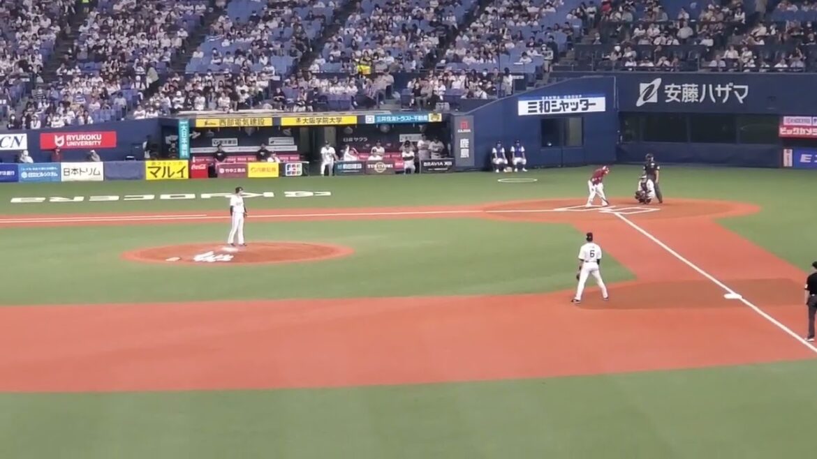 20240519　東北楽天ｺﾞｰﾙﾃﾞﾝｲｰｸﾞﾙｽ　6回表　攻撃前の2連〜マルチテーマ2〜@京ｾﾗﾄﾞｰﾑ大阪･ﾚﾌﾄ外野下段