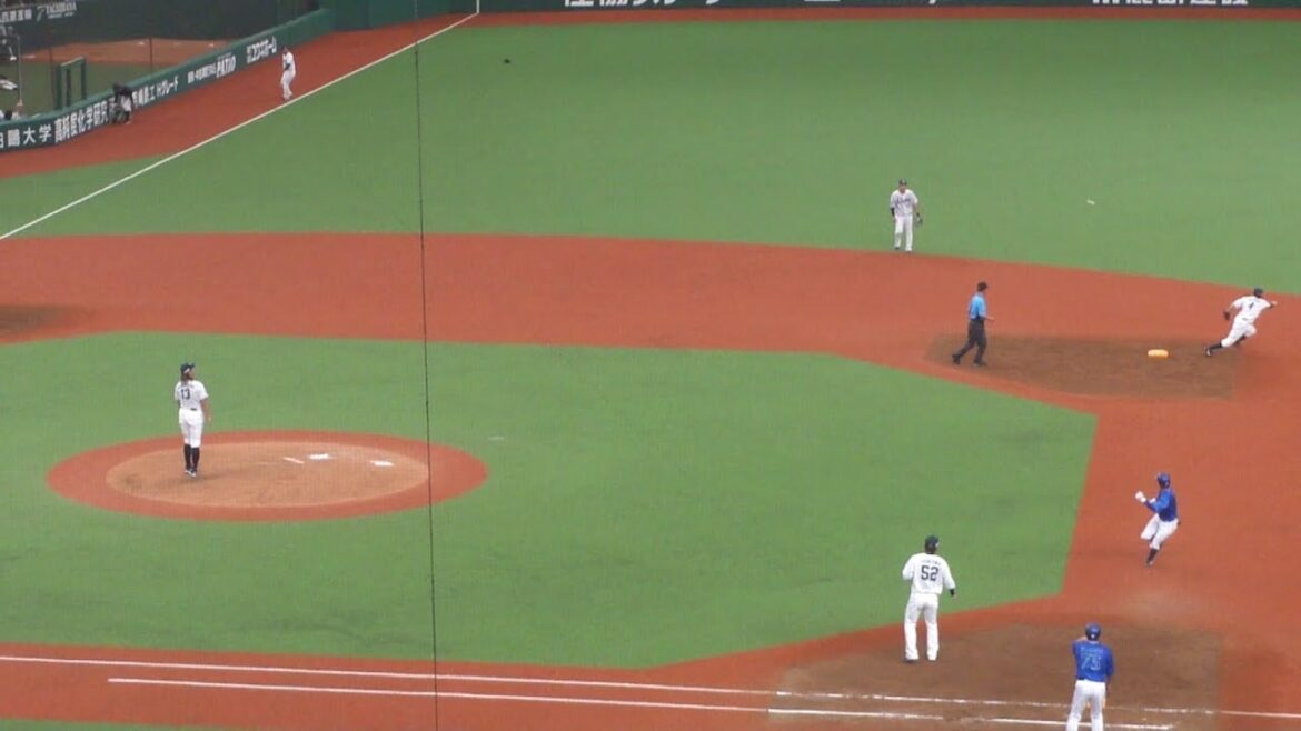 西武 鈴木将平 悪送球でエラー　西武 vs DeNA　2024年6月15日(土) ベルーナドーム