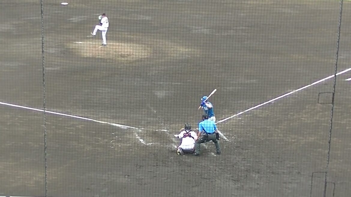 スティーブンソンを打ち取る木下幹也（読売ジャイアンツ対 日本ハムファイターズ2024年6月9日）