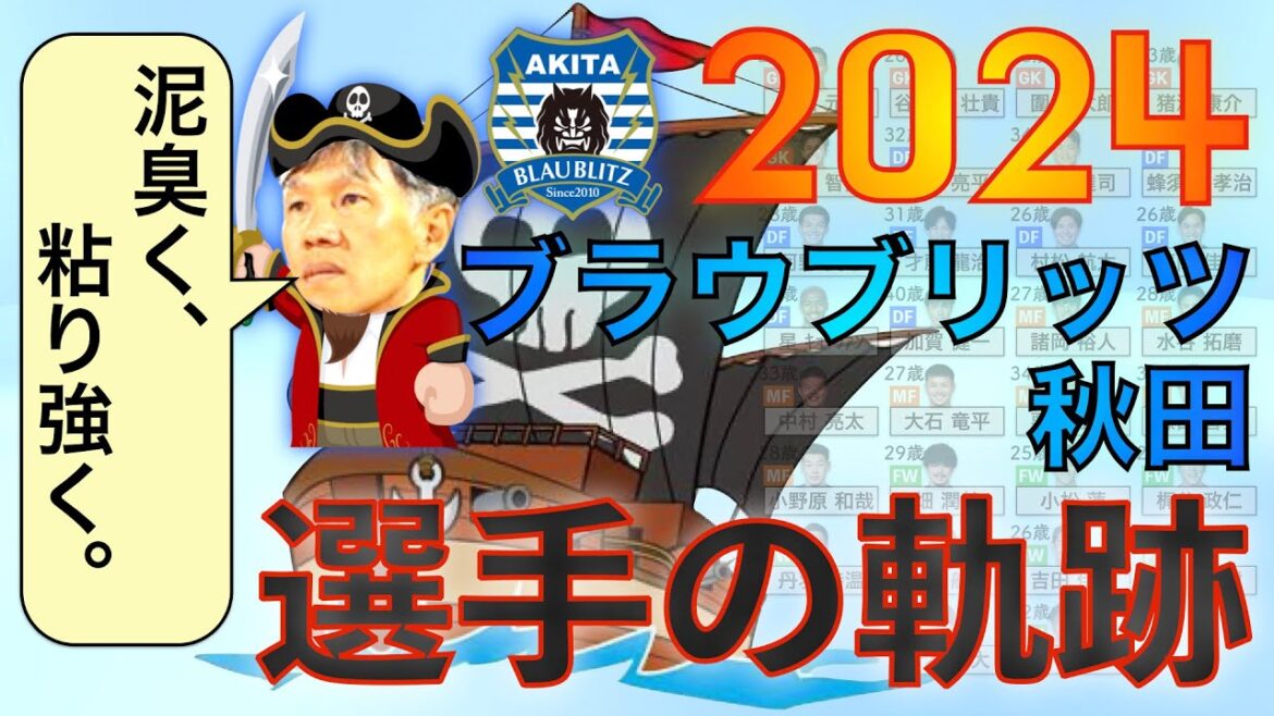 【2024 監督･選手の軌跡】ブラウブリッツ秋田編
