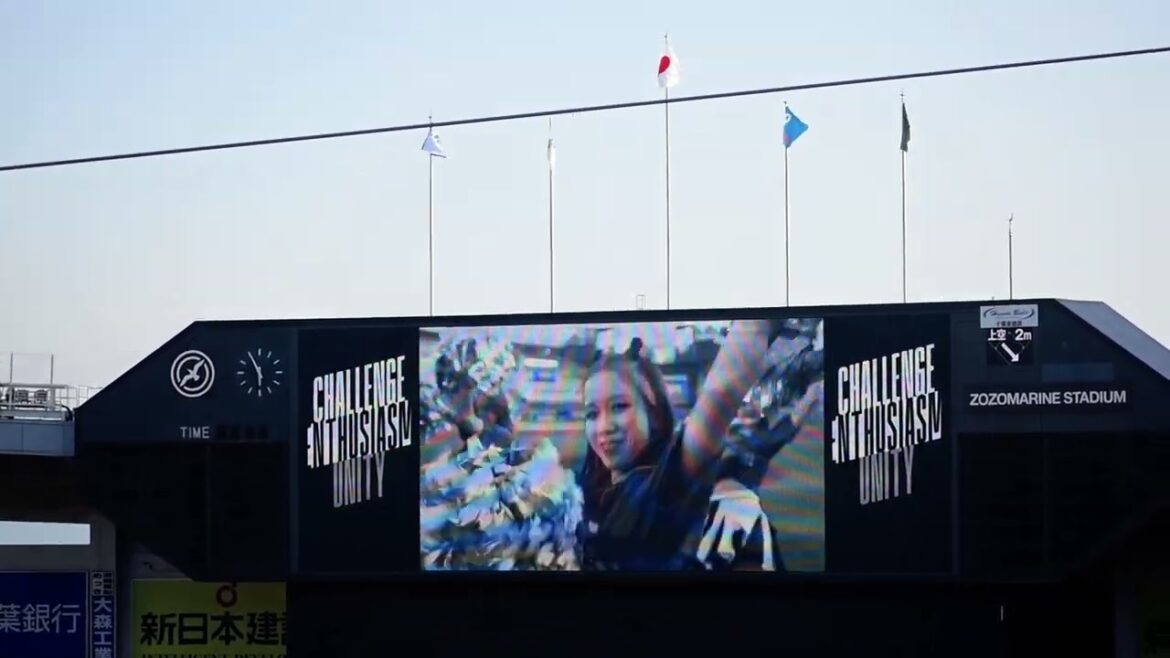 ロッテ選手入場前の演出（2024/06/13）