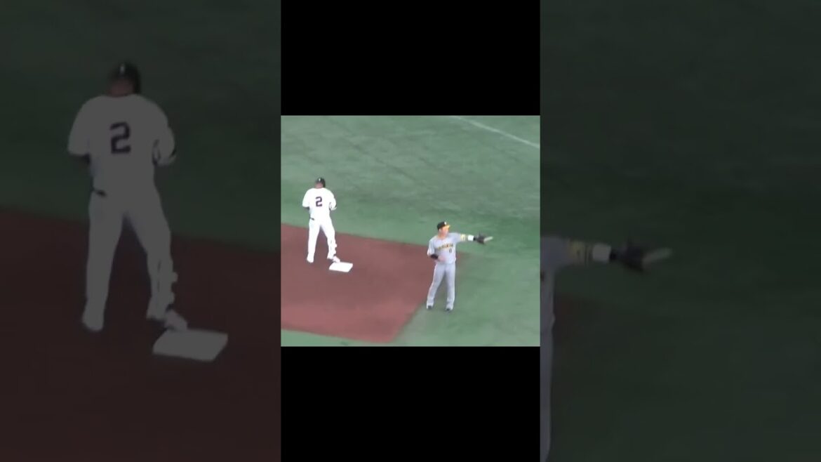 吉川尚輝フェンス直撃 二塁打で2024年シーズン初ヒット（2024年3月29日 読売ジャイアンツ対 阪神タイガース 開幕戦）