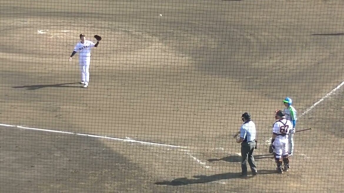 【巨人】大勢154キロ バントする出来ないストレート（読売ジャイアンツ2軍 対 セガサミー2024年6月19日）