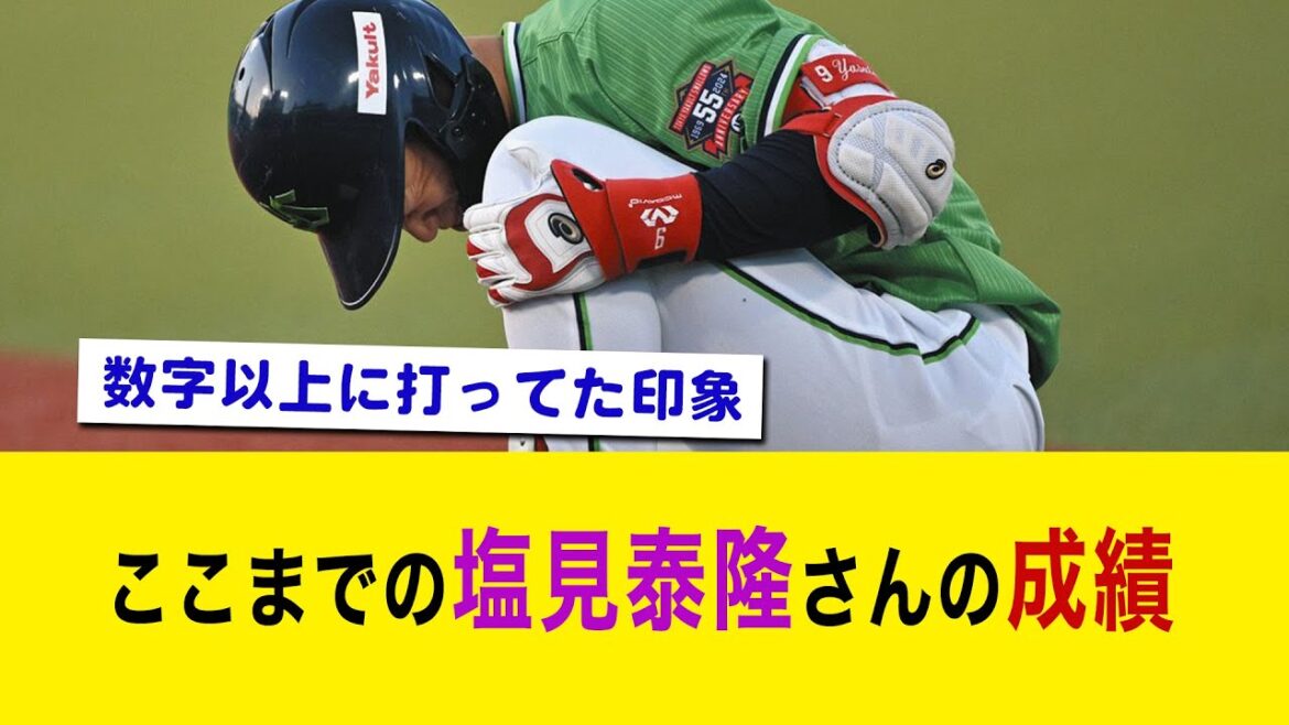 ここまでの塩見泰隆さんの成績【野球の反応集 2chスレ 5chスレ なんJ】 ここまでの塩見泰隆さんの成績【野球の反応集 2chスレ 5chスレ なんJ】