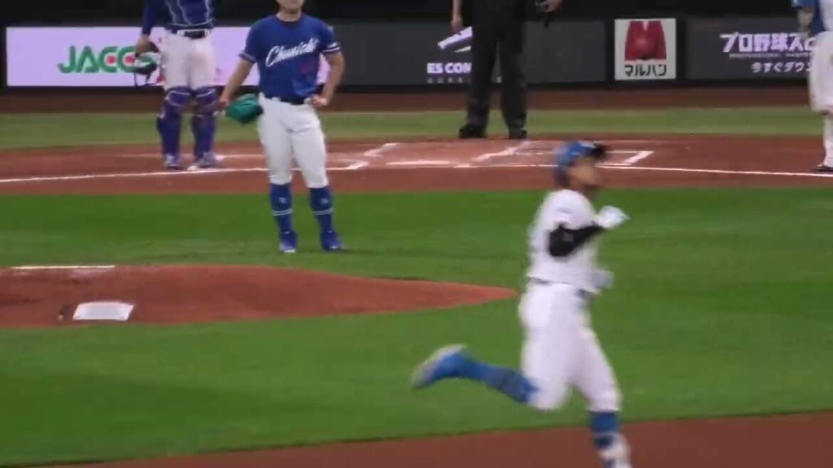 -2024.06.12-【NPB】１回裏 小笠原慎之介 万波にスリーラン被弾 二死からの4連打で4失点orz 中日ドラゴンズ（vs北海道日本ハム）