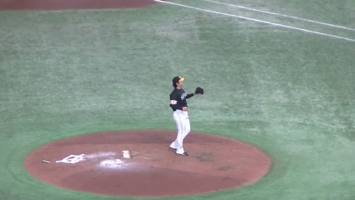 ソフトバンク杉山一樹の投球フォーム【読売ジャイアンツ対ソフトバンクホークス2024年5月30日】