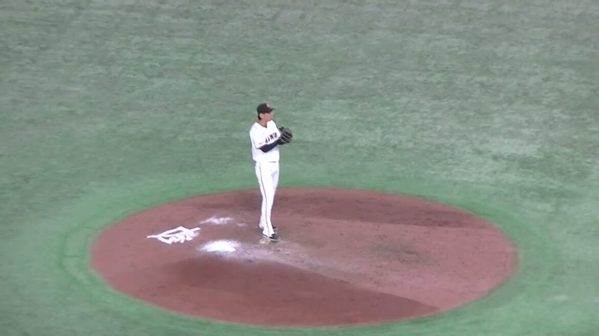 ジャイアンツ泉圭輔ピッチングフォーム＜読売ジャイアンツ 対 中日ドラゴンズ 2024年4月24日＞