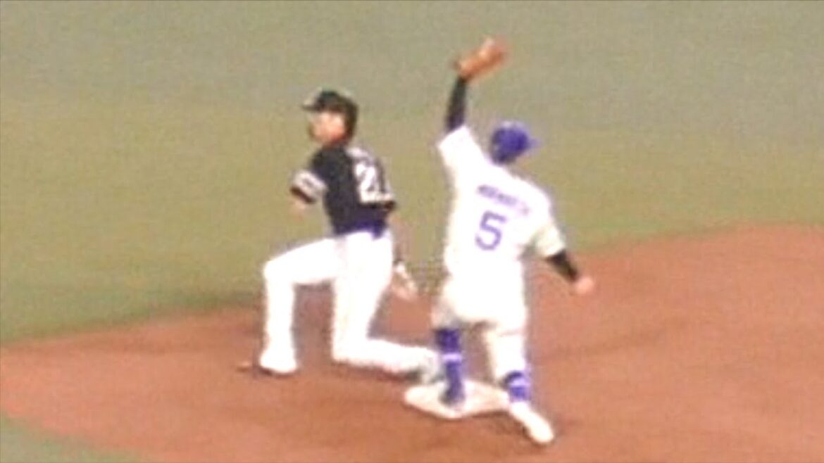 加藤バズーカ炸裂　周東佑京を刺す　中日ドラゴンズVS福岡ソフトバンクホークス　2024/06/04