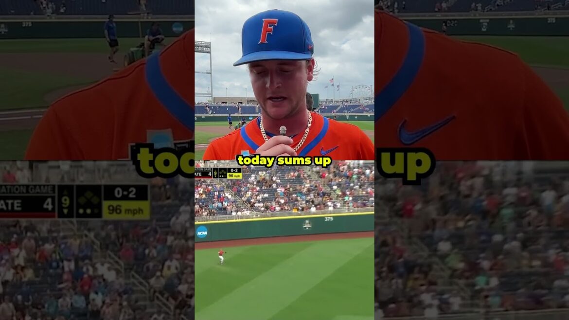 Brandon Neely comes up clutch in relief for Florida baseball #shorts