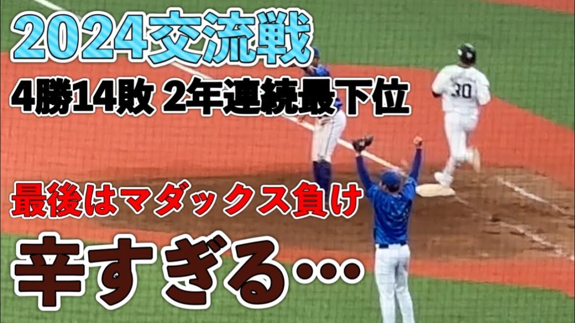 ライオンズ 7度目の4連敗の瞬間…交流戦最終戦はルーキー石田裕太郎にプロ初完封・無四球・マダックスを大盤振る舞いプレゼント【西武vs DeNA】2024/6/16 セパ交流戦18戦目 ライオンズ 7度目の4連敗の瞬間…交流戦最終戦はルーキー石田裕太郎にプロ初完封・無四球・マダックスを大盤振る舞いプレゼント【西武vs DeNA】2024/6/16 セパ交流戦18戦目
