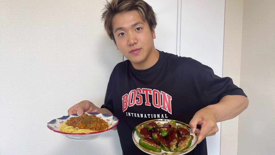 ピーマンの肉詰め