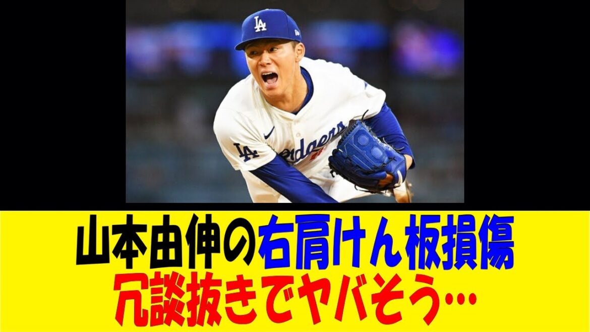 山本由伸の右肩けん板損傷、冗談抜きでヤバそう…【反応集】【野球反応集】【なんJ なんG野球反応】【2ch 5ch】