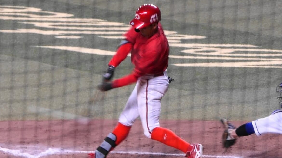 矢野雅哉 貴重な追加点となるタイムリー！＠ナゴヤドーム 20240622 広島東洋カープ