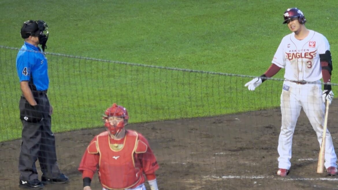 2024 交流戦 浅村栄斗 村山主審へジャッジについて違うでしょ⁉ 現地映像