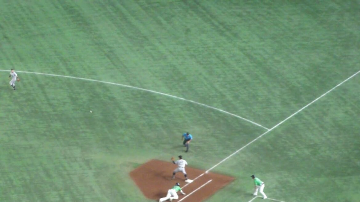 ヤクルト 村上宗隆 先制のタイムリー内野安打 ヘッドスライディングでセーフ　巨人 vs ヤクルト　2024年6月22日(土) 東京ドーム