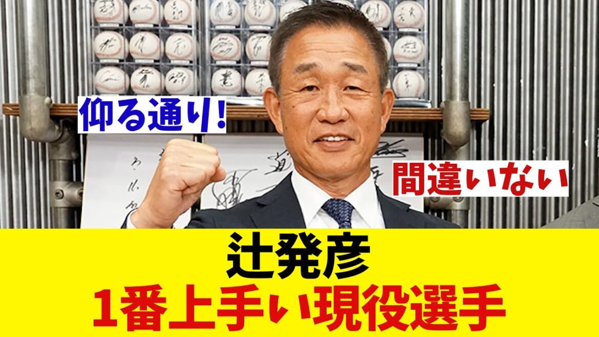 辻発彦氏　1番上手い現役選手を実名告白!?【野球情報】【2ch 5ch】【なんJ なんG反応】